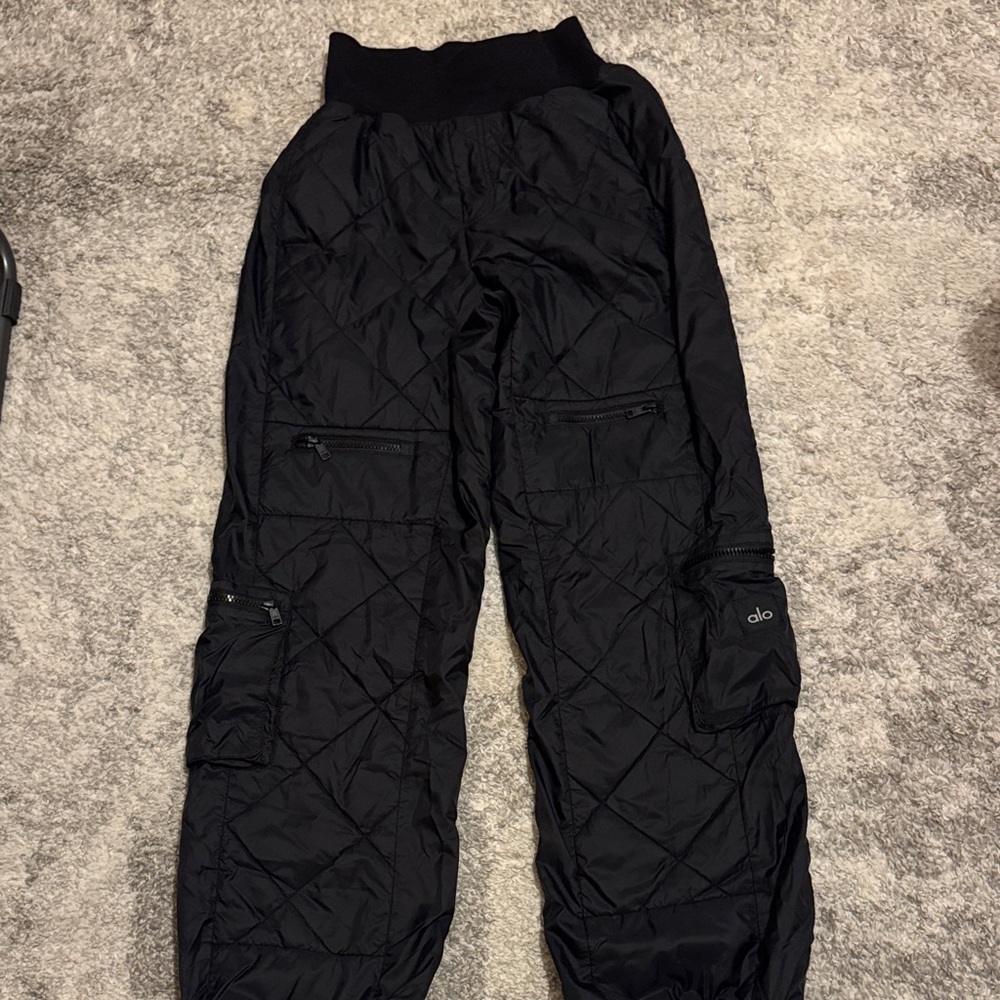 ALO Quilted Cargo with Zipper Pockets